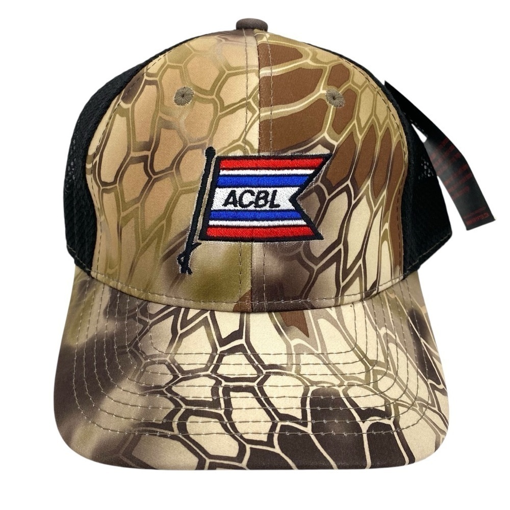 Kryptek Camouflage SnapBack American Commercial Barge Line Camo Hat New - Picture 2 of 9
